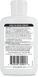 Cerama Bryte Burnt on Grease Remover, 2 Ounce Bottle (20812)