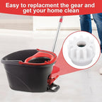 Pedal Bearing Replacement for OCedar Mop Bucket - Easy Fix for O-Cedar Easywring Bucket System - One Way Clutch Gear Sprockets Spin Mop Replacement Parts for 90% Rotation Mop Bucket(4Pcs)