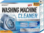QYQOST Washing Machine Cleaner Tablets, Deep Cleaning Descaler for Front Loader and Top Load Washer, 1 Year Supply