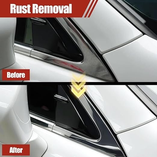 Quick Effective Metal Restoration Paste, Rust Remover for Metal, Metal Polish Cream, Chrome Cleaner and Polish (3PCS)