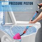 Upgraded High Pressure Toilet Unblock One Shot Toilet Pipe Plunger, 2024 New Toilet Unblock a Shot Kit, Air Drain Clog Remover, Toilet Snake Toilet Unclogger, Air Pump Toilet Plunger (1Pc)