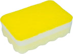 Fabuloso Scratch-Free Kitchen Dish Sponges, Rainbow Cellulose Scrubber Sponge with Scouring Pad for Dishes, Pots, Pans, Counters and Sinks, Tough on Messes, 4.25 x 2.75 x 1.25 in, 12 Count