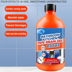 Drain Clog Remover, Professional Strength Liquid Drain Opener and Cleaner, Fast Acting Dissolver for Bathroom, Kitchen and Toilet, 500mL