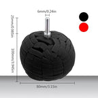 5Pcs Aluminum Polishing Kit Foam Sponge Polishing Balls Wheel Polishing Kit for Drills, Car Wheel and Polisher Kits for Car Care, Chrome, Rims, Metal, Plastic, Ceramic and Glass.