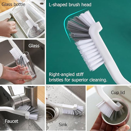 13Pcs Crevice Cleaning Brush Set, Cleaning Brush Tools, Hard Bristle Gap Household Cleaning Products Suitable for Toilets, Kitchens, bathrooms, Cups, Windows