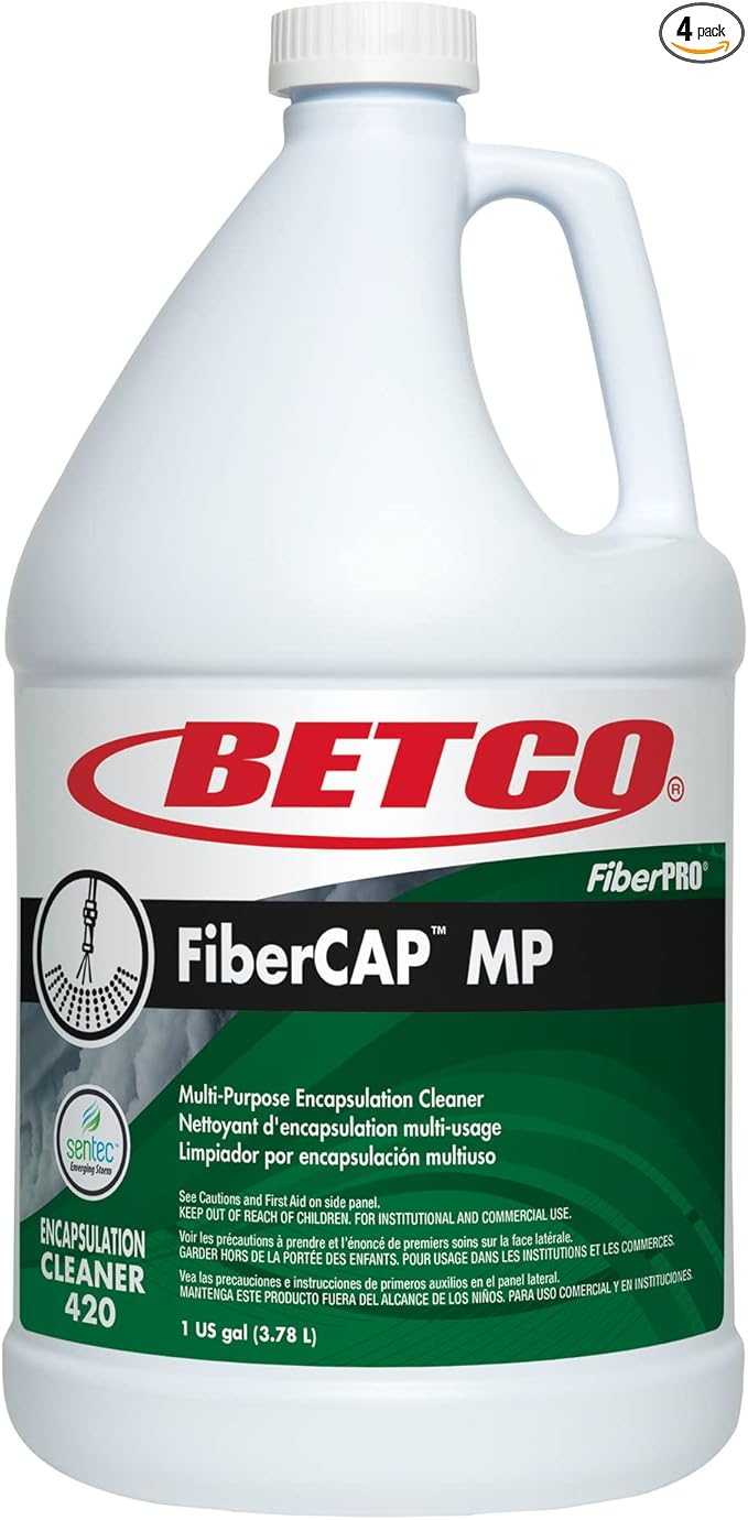 Betco® FiberCAP™ MP Carpet Cleaner, 128 Oz, Case Of 4