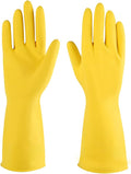 Rubber cleaning gloves 3 or 6 Pairs for Household,Reuseable dishwashing gloves for Kitchen.