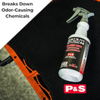 P&S Double Black Interior Cleaning Bundle – Terminator Enzyme Spot & Stain Remover + Finisher Peroxide Treatment, Professional Carpet, Upholstery & Odor Eliminator System (1 Gallon Each)