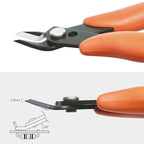 KATA Micro Wire Cutters Pliers: Precision Flush Cutter Tools for Jewelry Making Craft- 5-Inch Small Zip Tie Cutter Nippers - Mini Wire Side Cutting Snips for Electronics, Hobby Plastic Models, Gundam