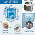 Ocean Breeze Washer Cleaner Tablets 24 Count – Septic Safe Washing Machine Cleaner & Odor Eliminator – Deep Cleaning Descaler for HE Front & Top Load Washers – Laundry Tub & Drum Cleaner