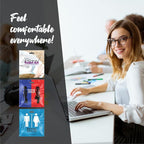 pH Advantage 3 x Personal Toilet Kit | Public Restroom Kit | Toilet Paper, Toilet Seat Cover, Butt Wipes, Cleansing Wipes (Light Blue Figures/Red and Blue Figures/Clean Wipe)