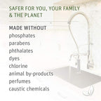 Grab Green Naturally-Derived, Mineral-Based Disposal Cleaner & Freshener Pods, Red Pear with Magnolia, 12 Pods (4-Pack)