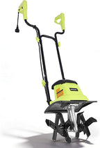 12 Inch Small Electric Corded Garden Tiller Cultivator 8.5 AMP Power Rototiller for Gardening