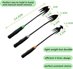3Pcs Weed Puller Tool Garden Weed Pulling Tool,Portable Garden Weeder Tool,Gardening Weeding Tools for Garden Hand Tools for Vegetable Gardening Backyard Farm Planting & Uprooting Weeding Tool