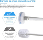 Disposable Toilet Wand Refills, Toilet Bowl Cleaner Scrubbing Pads, 30 Ct