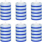 30 Ct Toilet Bowl Wand Refills - Disposable Scrub Pads 5X Cleaning Power Disinfecting Replacement Heads Compatible with Most Toilet Wand Systems Multi-Surface Bathroom Cleaner for Toilet Sink Bathtub