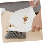 2sets Mini Broom and Dustpan Compact Household Cleaning Tools for Easy Pet Hair and Desktop Dust Removal Cleaning Accessory