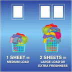 ARM & HAMMER Fabric Softener Sheets, 100 sheets, Lavender and White Linen (Pack of 6-600 Sheets Total)
