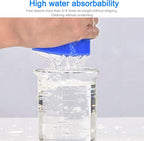 Super Absorbent Sponge Durable Stuff PVA Sponge Box High Water Absorbability Use in Car Boat Kayak After Shower Pick up Liquid Like Vacuum Cleaning Supplies (6 Blue Suction Sponges/Saver Pack)