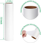 7.5 inch Lint Roller Refills Only, Pet Hair Remover Refills for Clothes Carpet Floor Couch, Extra Sticky Lint Brush Roller Refills, Pack of 5 Rolls, Total 300 Sheets (7.5'' Wide)