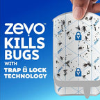 Zevo Flying Insect Trap Replacement Cartridges – 2-Pack – Odorless, Mess-Free Refills for Zevo Devices
