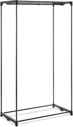 Whitmor 36-inch Clothes Closet - Double Door Portable Closet - Store Seasonal Clothing - Black Fabric Cover