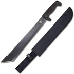 Snake Eye Machete with Heavy Duty Construction-Ergonomic Non-Slip Handle and Belt Sheath for Gardening, Land-Management, Bushcraft, Hunting and Outdoor