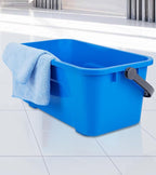 Window Cleaning Kit with Storage Bucket, Window Squeegee with 4.13ft Extension Pole, Scrubber, Spray Bottle,Duster Cloth, Squeegee with Rotating Head, Professional Window Cleaning Tools