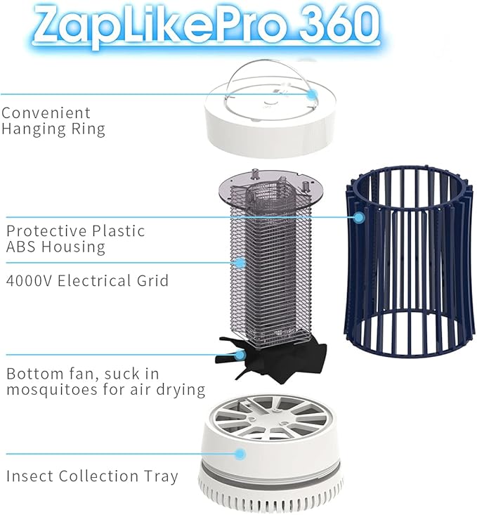 AICase Bug Zapper (White+Blue)