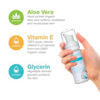 Toilet Paper Foam, Liquid Wet Wipe | Plant-Based, Eco Friendly Flushable Wet Wipe Alternative with Aloe & Vitamin E (1.7 Fl Oz (Pack of 3), Baby Fresh)