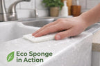 Scrub & Throw Lite, Cellulose Sponges (15-Pack), Eco-Friendly, All-Purpose Household Natural Cellulose Sponges, for Dishes, Cleaning, Biodegradable, Non-Scratch