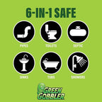 Green Gobbler Industrial Strength Grease and Hair Drain Clog Remover | Drain Cleaner Gel | Safe for Pipes, Toilets, Sinks, Tubs, Drains & Septic Systems (Packaging May Vary)