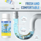 Sink and Drain Cleaner, Pipeline Dredging Agent, Sink and Drain Cleaner Powder, Multi-functional Fast-Acting Pipe Dredging Agent for Kitchen and Toilet Pipeline (3pcs)