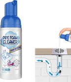 Japanese Drain Foam Cleaner, Japanese Toilet Cleaning Foam Drain Cleaner, Powerful Sink and Drain Cleaner, Drain Cleaner Hair Clog Remover Foam for Kitchen Drain, Sinks (1)