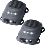 Under Hood Rodent Repellent for Car Engine with Strobe Lights Ultrasonic Mouse Repellent Mice Deterrent Rat Repeller Squirrel Repeller RV Protection for 12V 24V Car Battery 2 Pack