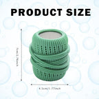 Washing Machine Laundry Ball Reusable Fabric Softener Dispense Ball for Washing Sponge Cleaning Tool Household Substitute (Green)