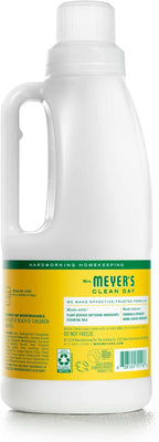 MRS. MEYER'S CLEAN DAY Liquid Fabric Softener,Infused with Essential Oils,Paraben Free,Honeysuckle,32 oz (32 Loads),(Pack of 4)