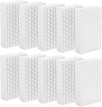 10 Pcs Magic Sponge Eraser Sponges for Cleaning, 2X Density White Magic Sponges Cleaning Erasers for Household Kitchen Sink Bathroom Bathtub Furniture Wall Cleaner Scrubber (3.93x2.36x0.79 in)