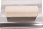 MARSHALLTOWN Qlt Stainless Steel Hand Edgers, Wood Handle Material, 203mm Length, 203mm Width, 3mm Radius, 6mm Lip, Made In The USA, CE526S