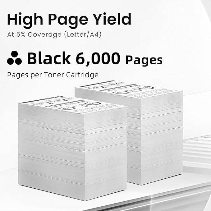 56F1000 High Yield Black Toner Cartridge Compatible with Lexmark 56F1000 for MS321 MS421 MS521 MS621 MS622 MX321 MX421 MX521 MX522 MX622 Printer (56F1000-1Pack-6000Pages)