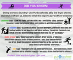 Purecosheet - Reusable Dryer Sheets | Cost effective (500+ loads), Chemical Free & Vegan Dryer Sheet | Safe For Infants & Allergy/Eczema Sufferers | Hypoallergenic | 2 Count