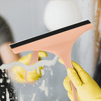 Yinder 21 Pcs Small Squeegee for Shower Glass Door 8.7" Silicone Shower Glass Window Cleaner Bathroom Squeegee for Car Windshield Window Mirror Art Class Group Craft(Colorful)