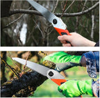 Toolux 5.9 Inch Folding Saw, SK-5 Steel Pocket Hand Saw for Wood, Hunting and Camping, Pruning Saw for Cutting Branches and Tree Limbs on Backpacking & Bushcraft Trips, With Carry Case