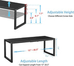 2 Pack Expandable Kitchen Cabinet Shelves Organizer,Heavy Duty Metal Shelving Units and Storage,Stackable Adjustable Kitchen Storage Organization Shelves Rack for Counter Cupboard Pantry,Length:20.5"