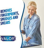 Valor Glass Cleaner Trigger Sprayer – Streak-Free Shine for Glass & Mirrors, 32 fl oz (32 Fl Oz (Pack of 1))