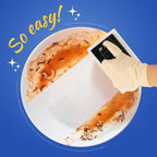 Skylarlife Scouring Pad Brush Cleaning Scrub with Handle Abrasive Pad for Grout Tile Shower and Sink Cleaning, Scrubbing Floor and Tile Boat Polishing Refinishing Bathroom Kitchen Heavy Duty (1-Pack)