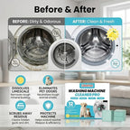 Washing Machine Cleaning Tablets: Powerful Deep Cleaning for Front Loader & Top Load Washer Machines - Clean Inside Drum and Laundry Tub Seal (36 pieces)