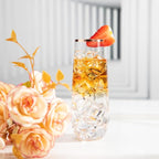 Ciaell 24 Pack Rose Gold Plastic Champagne Flutes - 9 Oz Disposable Champagne Glasses - Stemless Mimosa Glass for Parties & Weddings & Birthdays