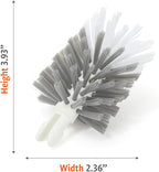 Full Circle Clean Reach Bottle Brush Refill – Replaceable Heads for Deep Cleaning Water Bottles, Baby Bottles, and Tumblers, 2pk