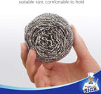 MR.SIGA Stainless Steel Scourer, Pack of 6, 30g